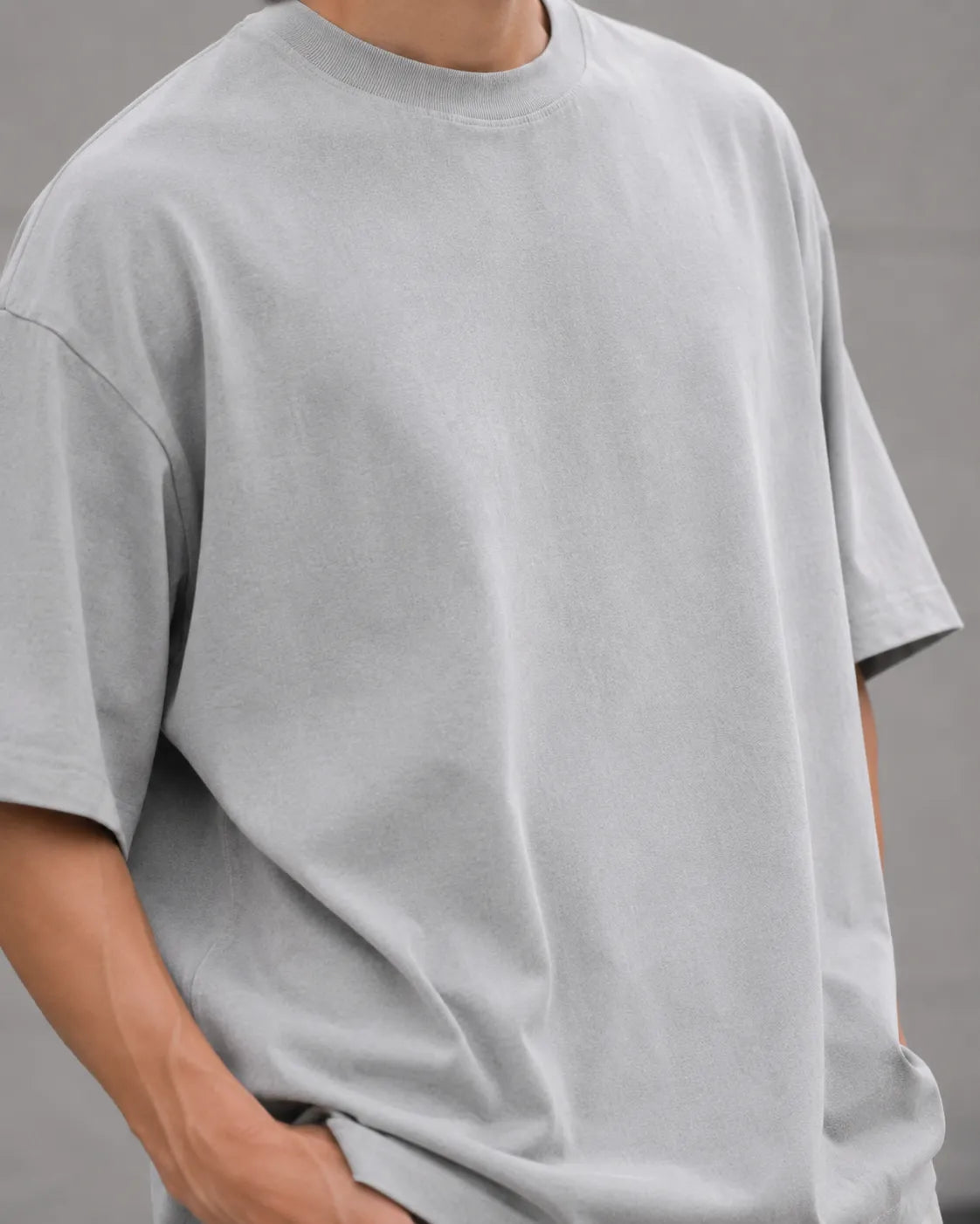 The Ash Grey Oversized Essential