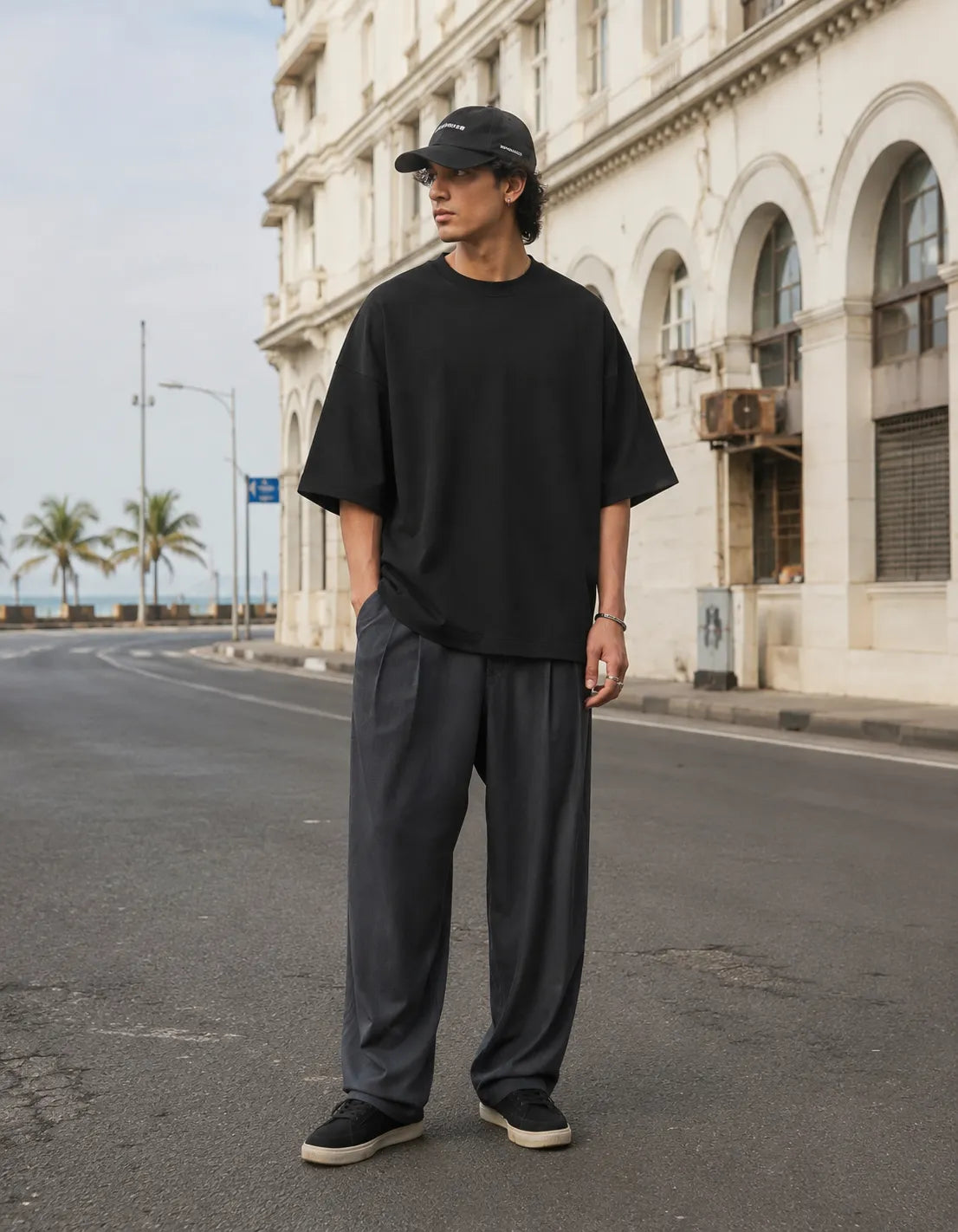 RENQARA Unisex Terry Oversized T-Shirt