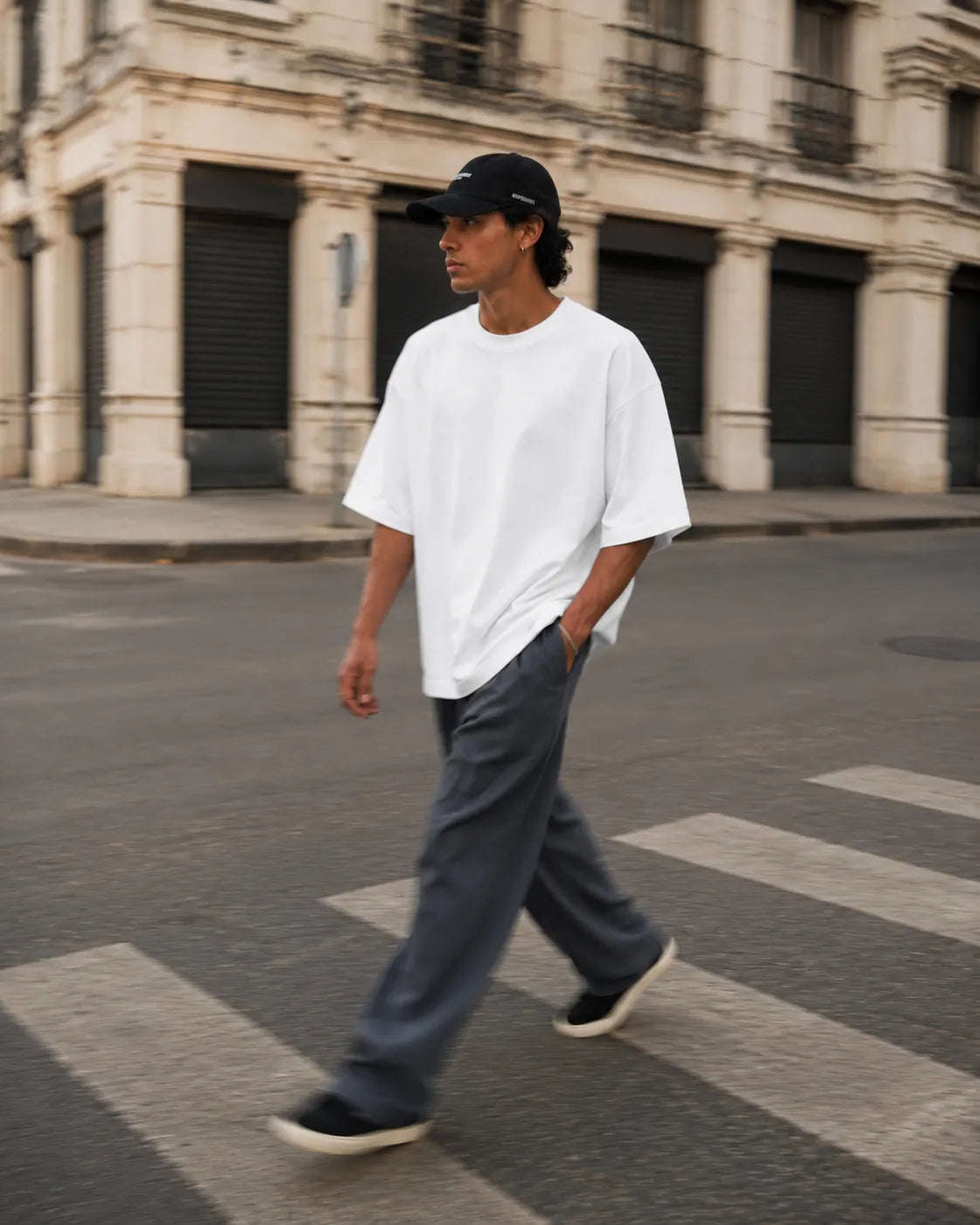 RENQARA Unisex Terry Oversized T-Shirt