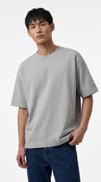 The Ash Grey Oversized Essential