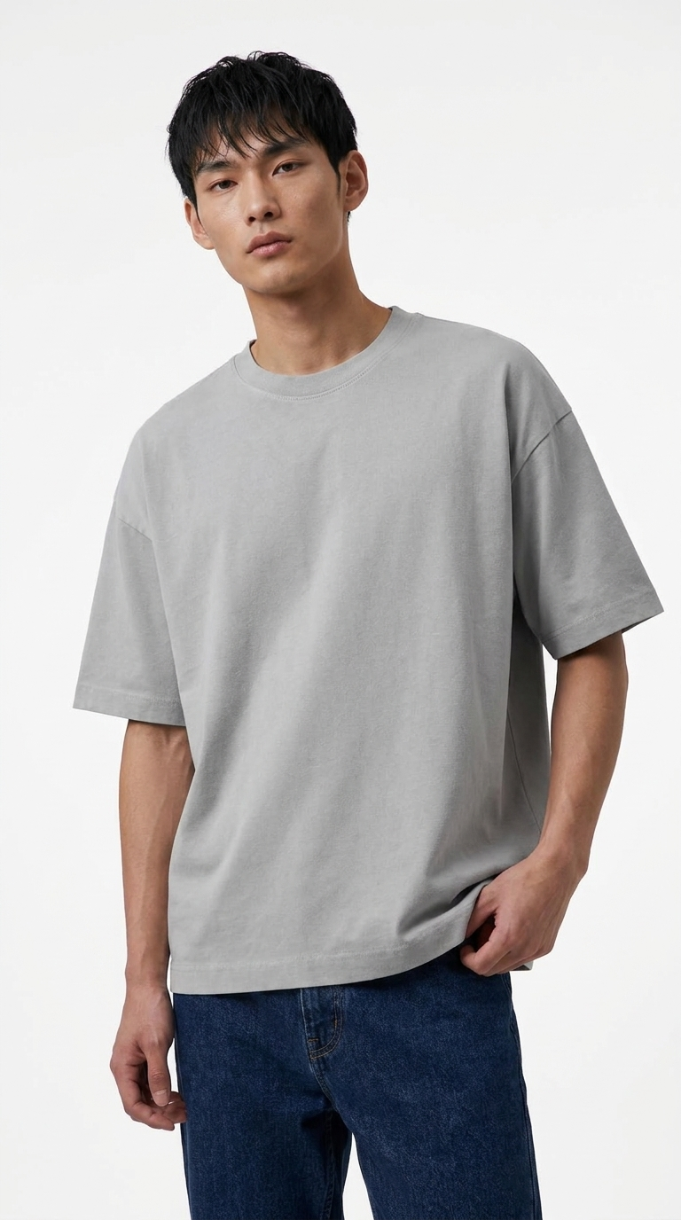 The Ash Grey Oversized Essential