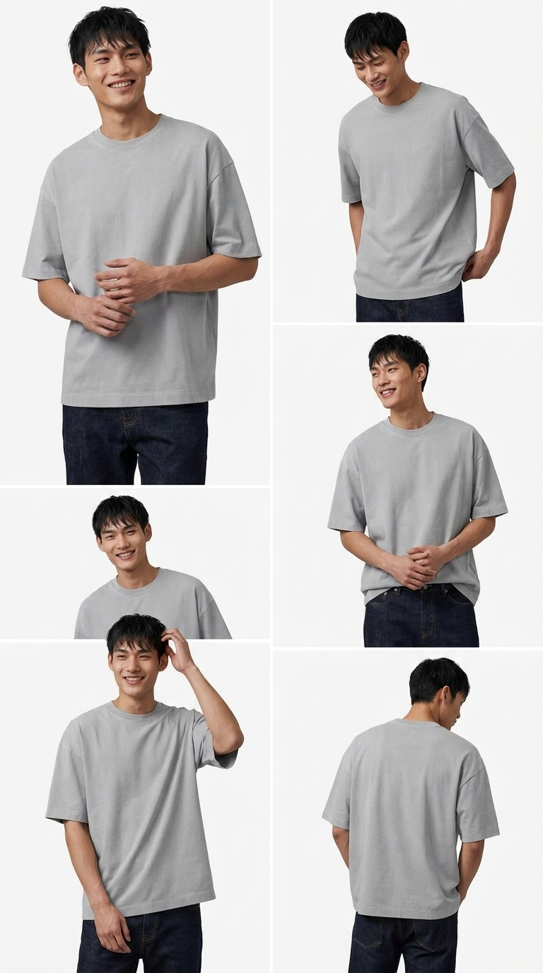 The Ash Grey Oversized Essential
